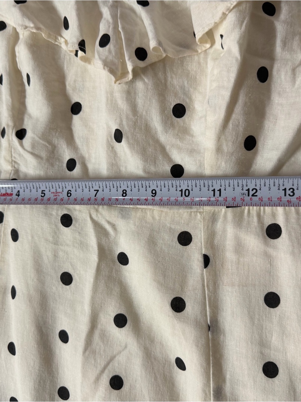 Old Navy size M White Polka Dot Ruffle Sundress - Classic Summer Style - Picture 9 of 11